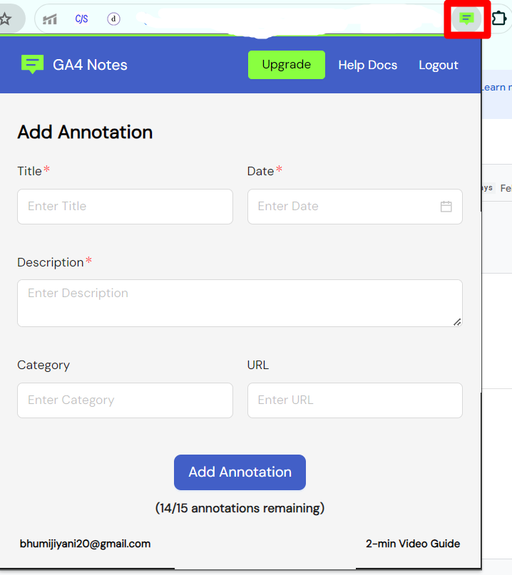 annotations in ga4